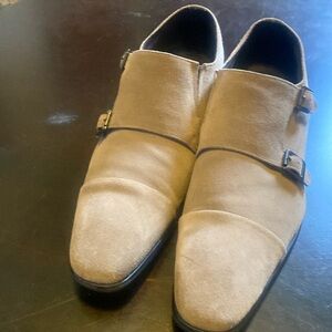 Kenneth Cole Monk Strap Suede Shoes